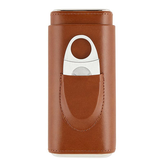 Cole Wheeler P7488 3 Finger Leather Cigar Case