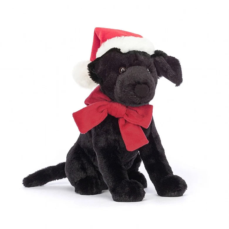 Jellycat PIP3FBL Winter Warmer Pippa Black Labrador