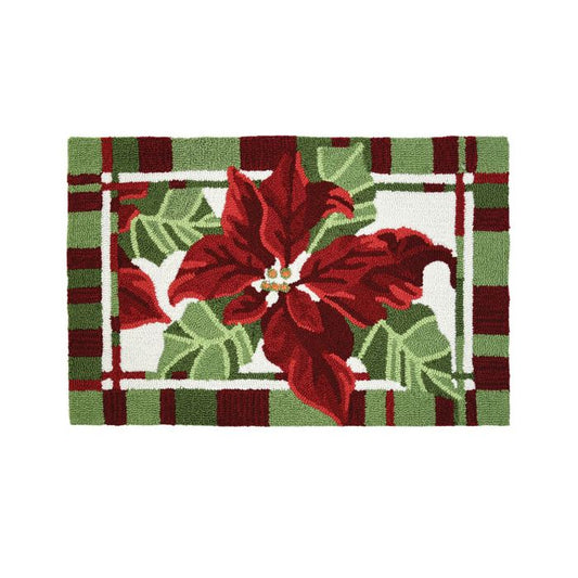 Jellybean PYL-AJR002 Painted Poinsettias Rug