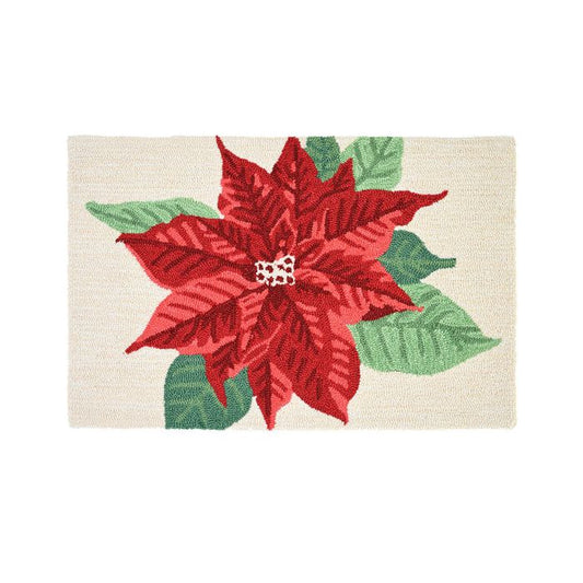 Jellybean PYL-JP002 Holiday Poinsettia Rug