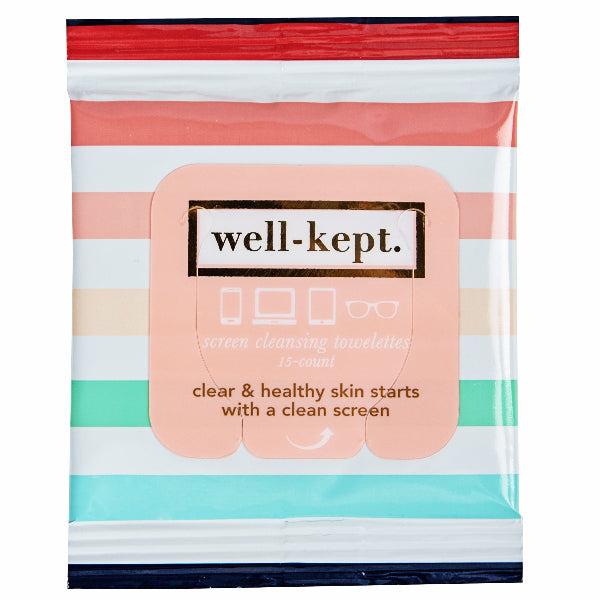 Well-Kept Screen Cleansing Towelettes - 15 Count