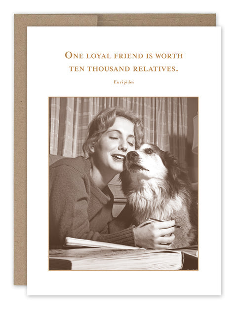 Shannon Martin SM732 One Loyal Friend Friendship Card