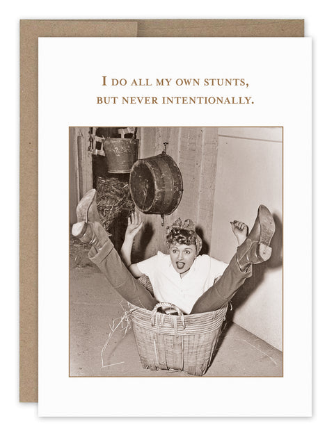 Shannon Martin SM738 All My own Stunts Birthday Card