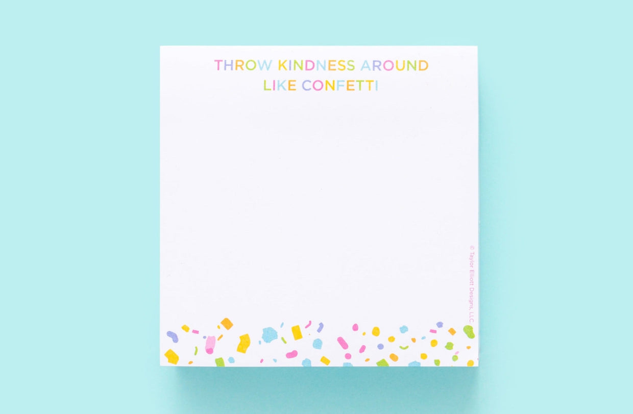 Taylor Elliott Designs SR-02 Confetti Sticky Notepad