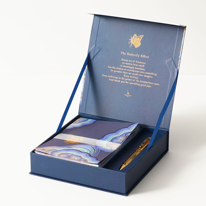 Good Juju Ink ST0008 The Butterfly Effect Luxury Stationery Set
