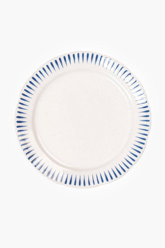 Juliska STS01/44 Sitio Stripe Dinner Plate- Delft Blue