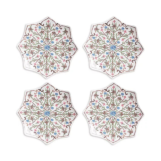 Juliska SVL3SET/47 Villa Seville Scalloped Side/Cocktail Plate - Chambray,