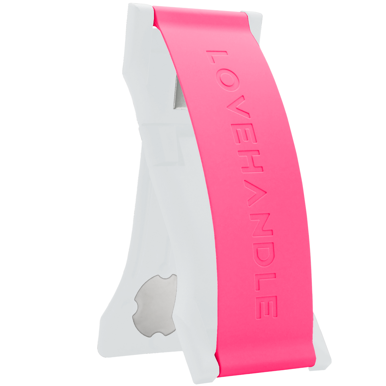 Lovehandle P-1092-02 PRO Silicone -Hot Pink on White  Base