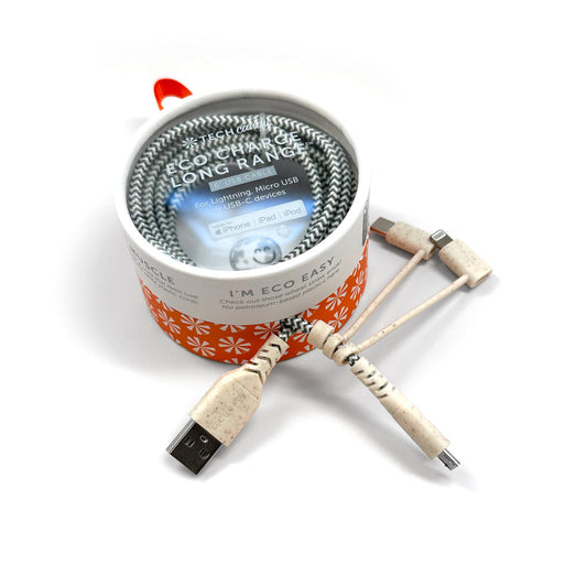 Tech Candy TC-EC-USBT Eco Change USB-C Cable 3 Tip
