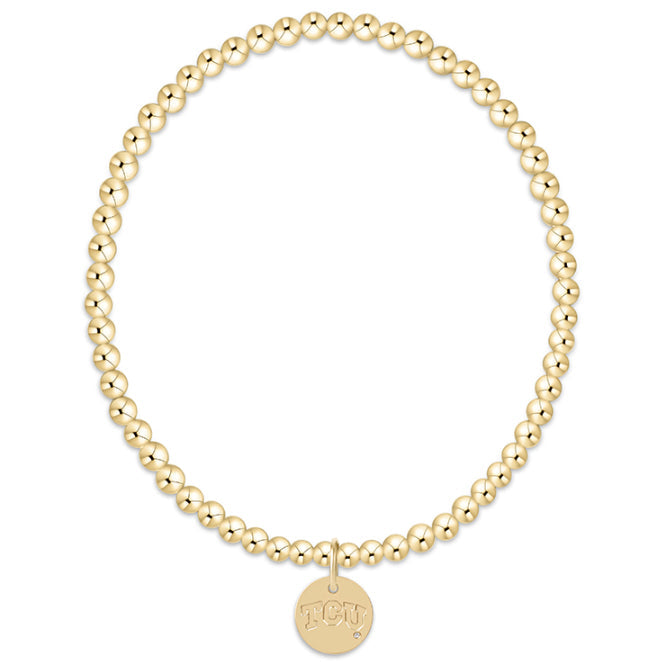 enewton ECCBCLG3 eCOLLEGIATE Classic Gold 3mm Bracelet