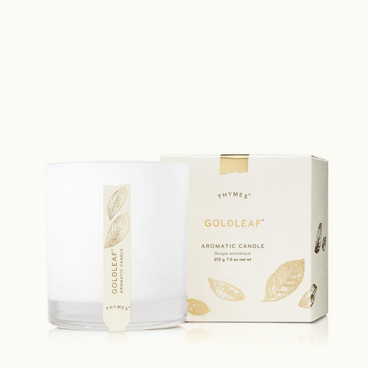 Thymes TH04000842100 Goldleaf Poured Candle