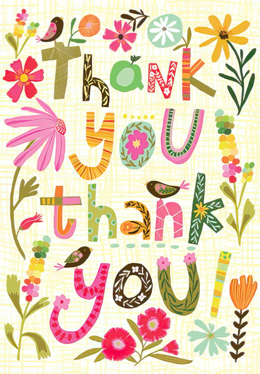 Leanin' Tree TKT60616 Thank You Card