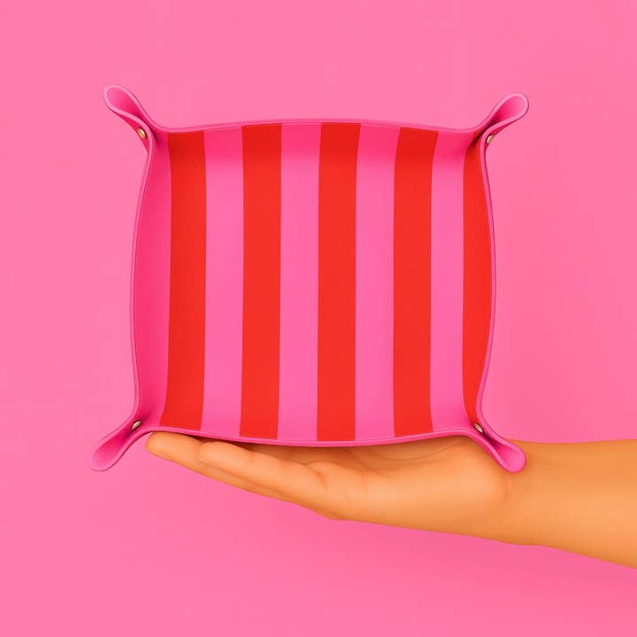 Aspen Lane TTCBD209 Trinket Holder - Pink & Red