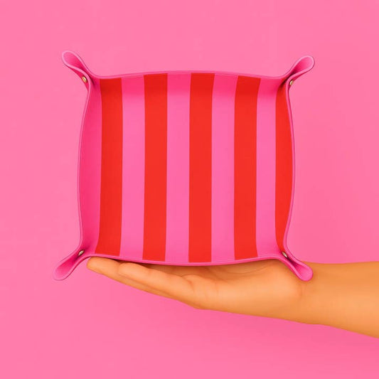 Aspen Lane TTCBD209 Trinket Holder - Pink & Red
