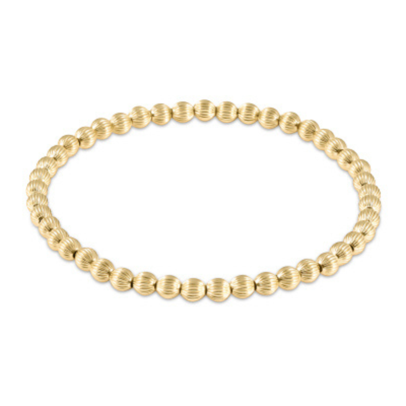 enewton BDIGG4 Dignity 4mm Bead Bracelet - Gold