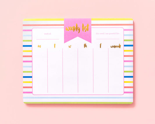 Taylor Elliott Designs LP-02 Weekly Planner - Weekly List