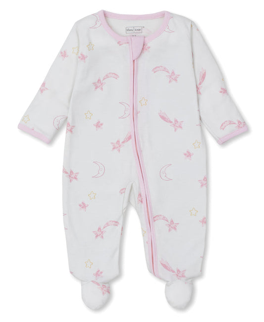 Kissy Kissy XGQ00952N Starry Sky Zipper Footie - Light Pink