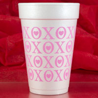 Print Appeal Valentine Styrofoam Cups