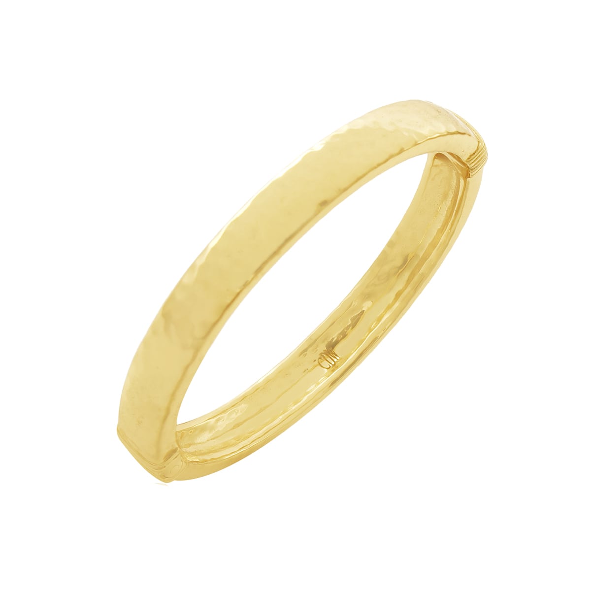 Juliska Capucine De Wulf ZCB10/710 Cleopatra Oval Hinged Bangle - M/L Gold