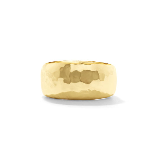 Juliska Capucine De Wulf Gold Cleopatra Ring Band in Hammered Gold