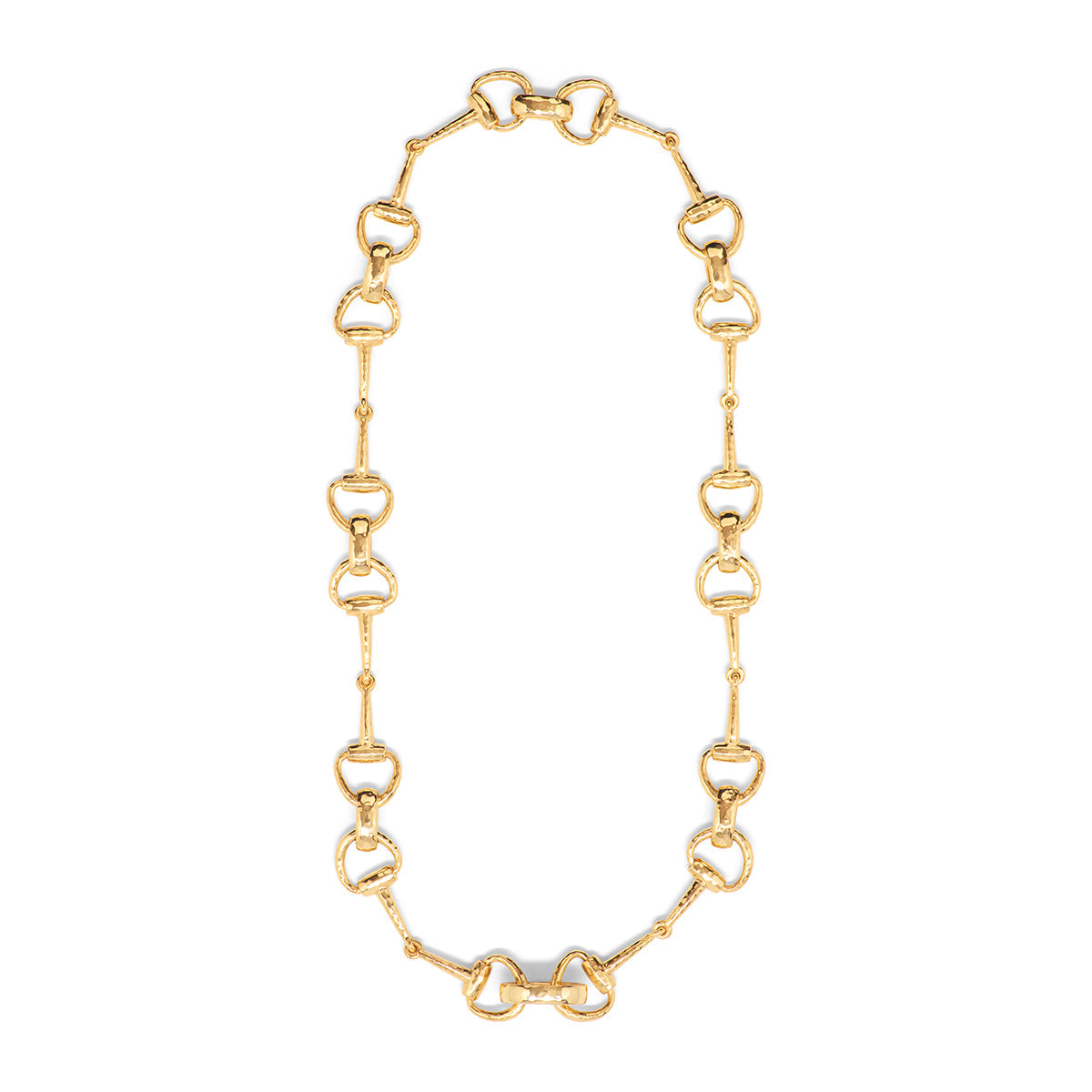 Juliska Capucine De Wulf ZHN02/710 Equestrian Snaffle Bit Chain Necklace - 20" Gold