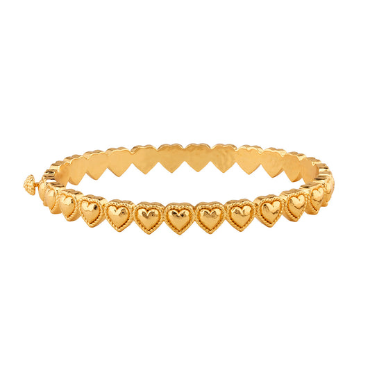 Juliska Capucine De Wulf ZLB03/710 Love Petite Hinged Bangle, S/M