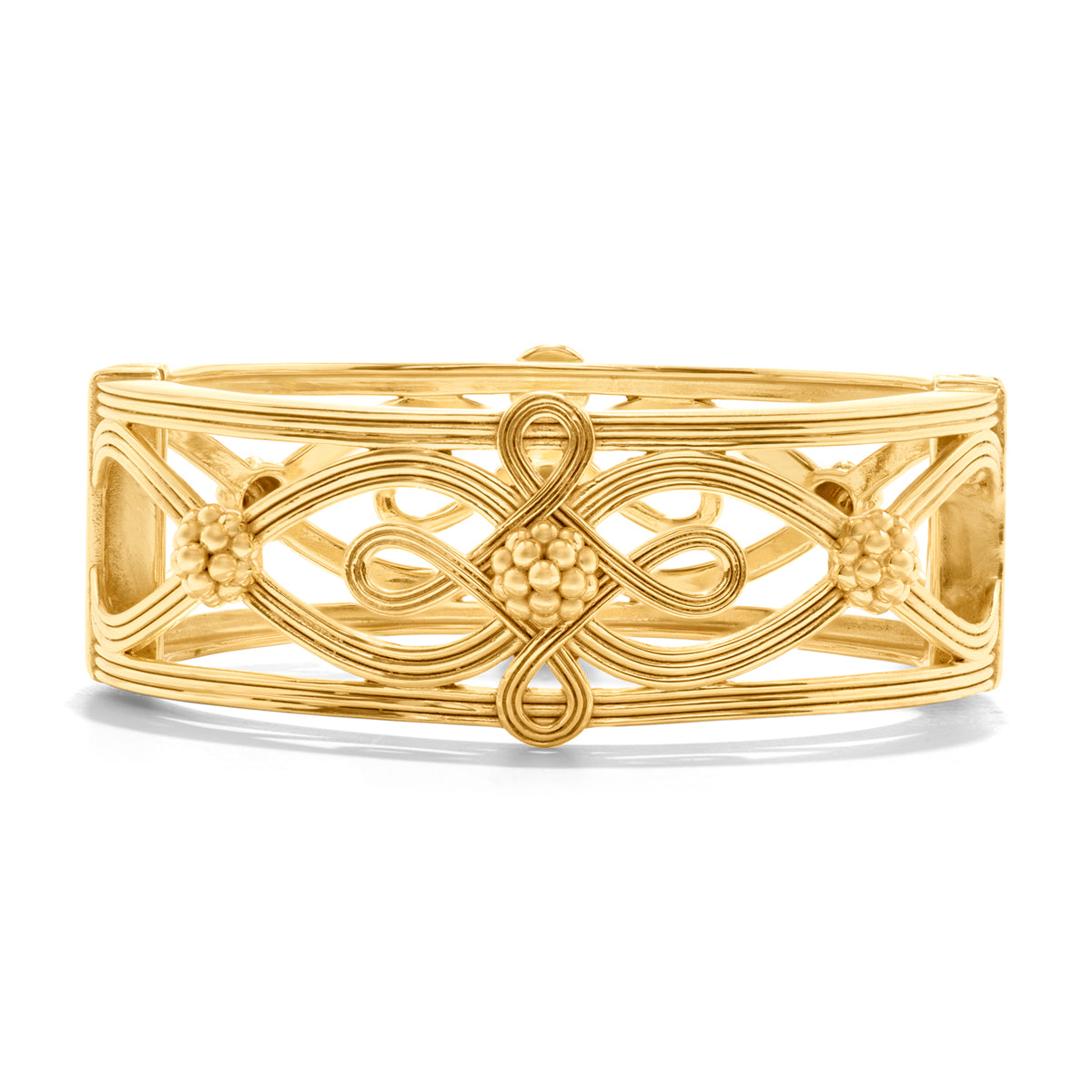 Juliska Capucine De Wulf ZMB01/710 Monique Hinged Bangle - Gold
