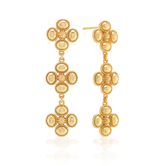 Juliska Capucine De Wulf ZYE19/710 Berry Clover Linear Earrings