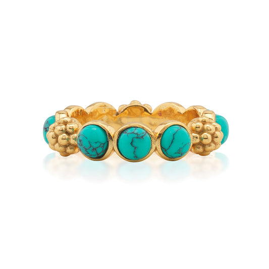 Juliska Capucine De Wulf Berry Gem Ring - Turqouise Berry Gem