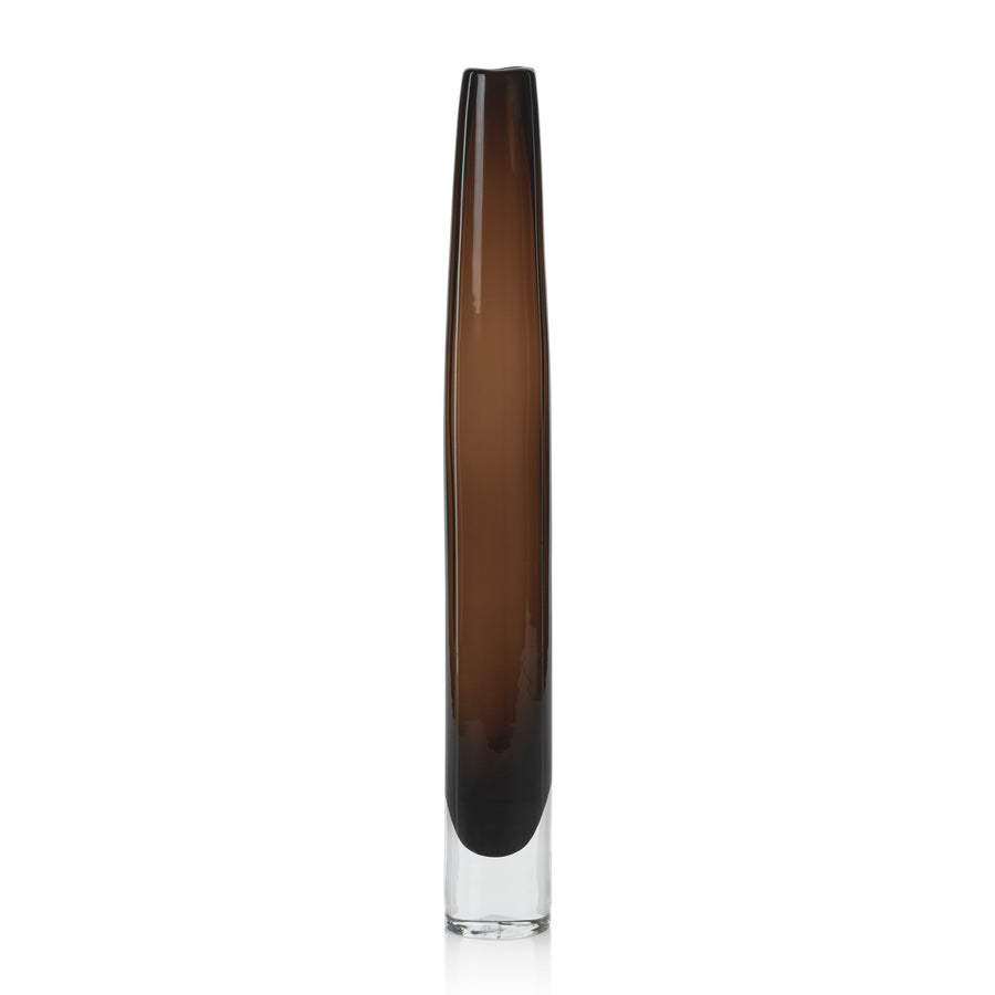 Zodax Tate Slim Base - Dark Amber