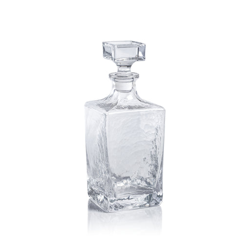 Zodax CH-7272 Punta Mita Hammered Glass Decanter