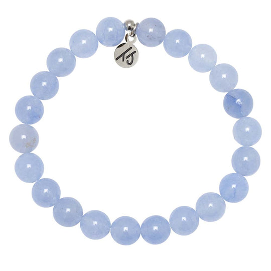 T. Jazelle Sky Blue Jade Gemstone Bracelets