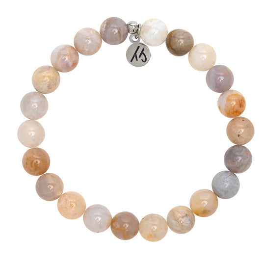 T. Jazelle Australian Agate Gemstone Bracelets - Gold Collection