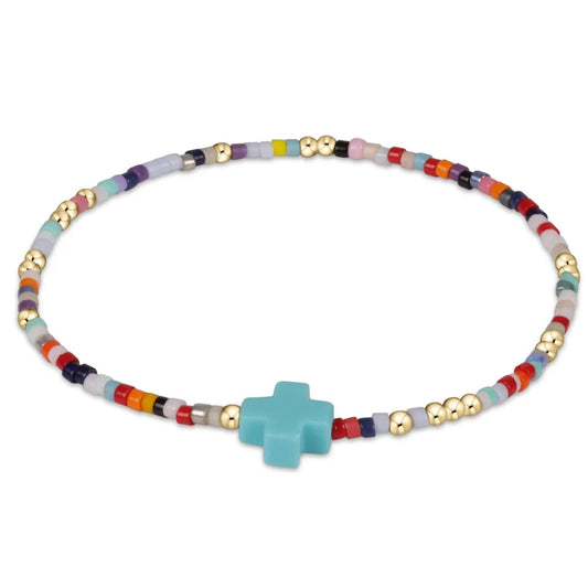 enewton Hope Unwritten Signature Cross Bracelet
