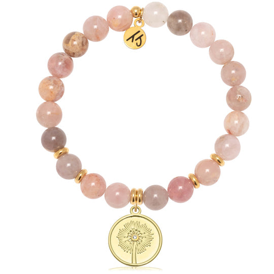 T. Jazelle Madagascar Quartz Gemstone Bracelets - Gold Collection