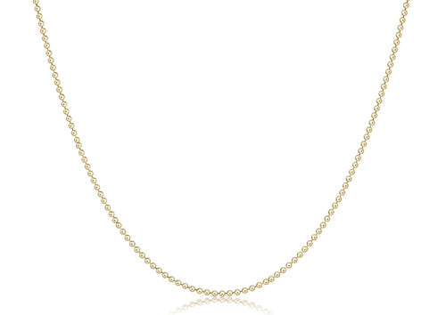 enewton N15CLBEG 15" Choker Classic Beaded Chain - Gold