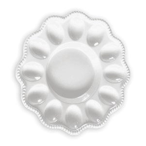 Beatriz Ball 2949 VIDA Alegria Deviled Egg Platter - White