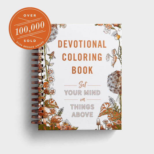 DaySprng J6789 Devotional Coloring Book - Set Your Mind on Things Above