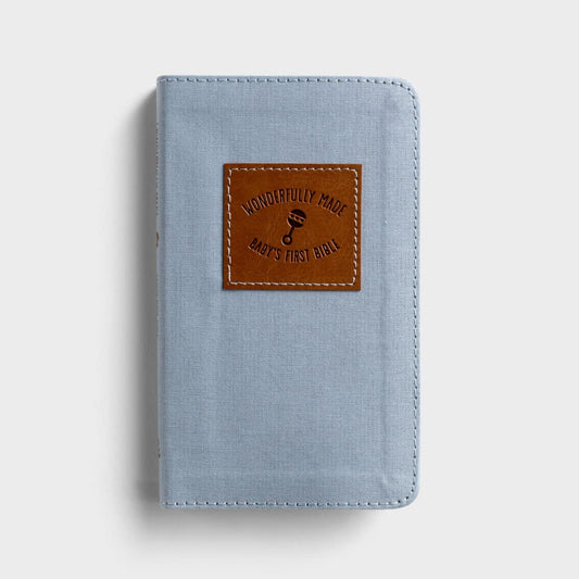 DaySpring J9128 Wonderfully Made Baby's First Bible - Blue