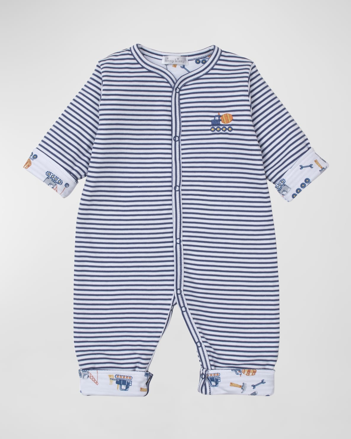 Kissy Kissy KB810617I Construction Crew Reversible Playsuit