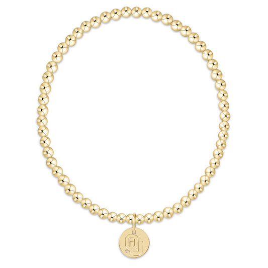 enewton ECCBCLG3 eCOLLEGIATE Classic Gold 3mm Bracelet