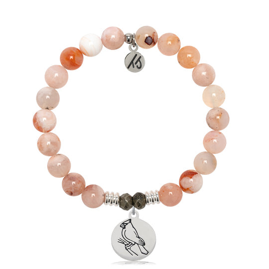 T. Jazelle Sakura Agate Quartz Gemstone Bracelets