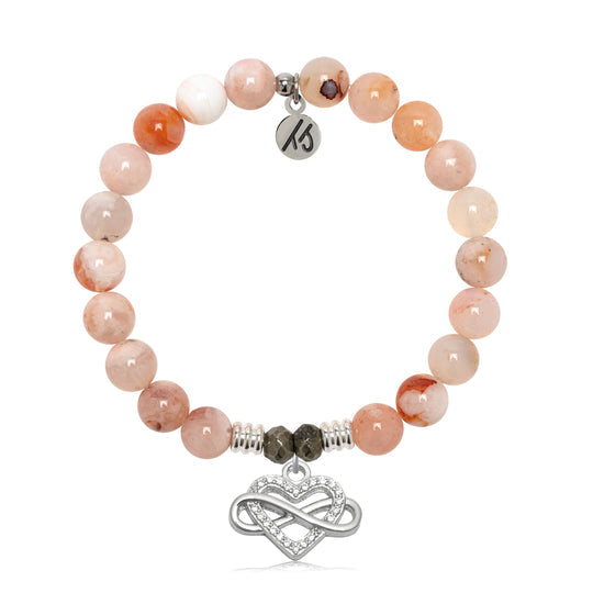 T. Jazelle Sakura Agate Quartz Gemstone Bracelets