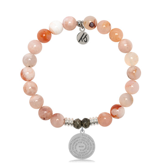 T. Jazelle Sakura Agate Quartz Gemstone Bracelets