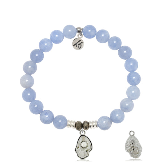 T. Jazelle Sky Blue Jade Gemstone Bracelets