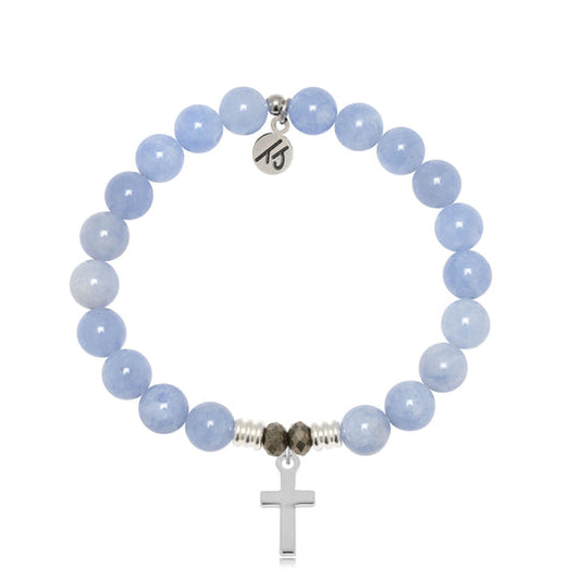 T. Jazelle Sky Blue Jade Gemstone Bracelets