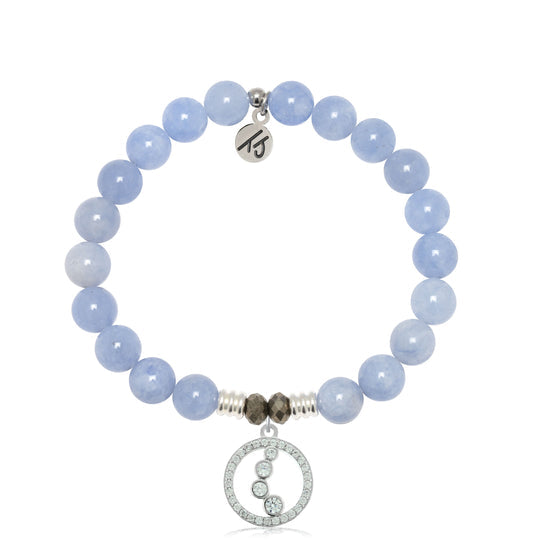 T. Jazelle Sky Blue Jade Gemstone Bracelets