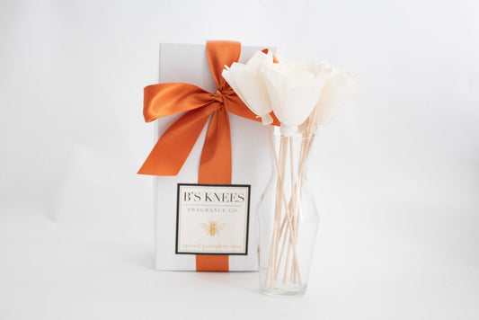 B's Knees Classic Natural Reed Diffuser -Spiced Pumpkin Chai