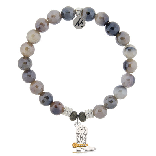 T. Jazelle Storm Agate Gemstone Bracelets