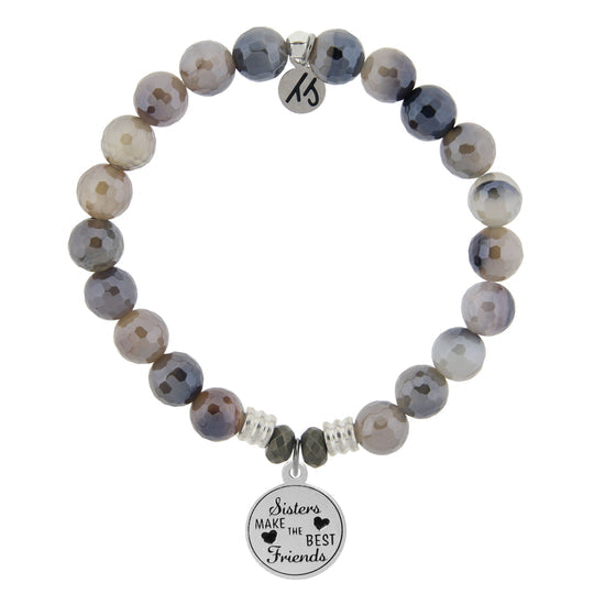 T. Jazelle Storm Agate Gemstone Bracelets